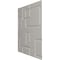 Ekena Millwork 19 5/8in. W x 19 5/8in. H Odessa EnduraWall Decorative 3D Wall Panel Covers 2.67 Sq. Ft. WP20X20ODAMB - alternate 2
